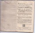 The Rules and Constitutions for Governing and Managing the Maiden-Hospital