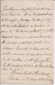Autograph Letter in the third person from Sir Robert Inglis