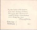 Autograph Card Signed from the Scottish artist Robert Macaulay Stevenson 