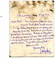 Joseph Ashby-Sterry, novelist, poet and artist, Letter