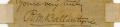 R.M. Ballantyne, Novelist, clipped signature