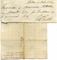 Manuscript Receipt Signed, Charles Chubb, locksmith and ship's ironmonger