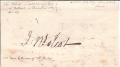 Signature of the satirist John Wolcot 
