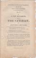 The Satirist; or, Monthly Meteor.