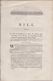 Denmark Slave Treaty. A Bill 