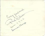 Bold signatures of Paul Robeson and his accompanist and arranger, Lawrence Brown