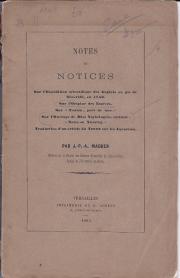 Notes et Notices sur l'Expédition scientifique des Anglais au pic de Ténériffe