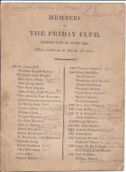 Members of the Friday Club 