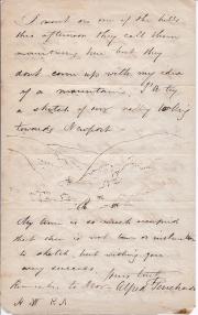 Autograph Letter Signed by Victorian artist Alfred Purchase