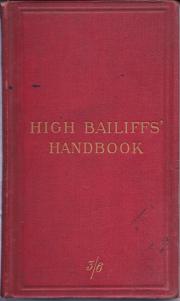 A Handbook  for High Bailiffs