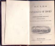 Rules and Catalogue of Books of the North Eastern Railway 