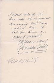 Autograph Letter Signed ('F Carruthers Gould') 