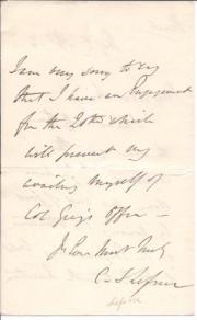 Autograph Letter Signed ['G Shaw Lefevre'] from George John Shaw-Lefevre