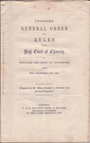 Regulate the Mode of Proceeding under the Companies Act, 1862.