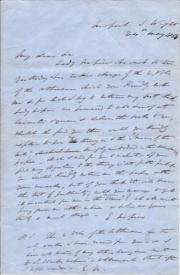 Autograph Letter Signed ('E. Napier') from Lieutenant-Colonel E. Elers Napier