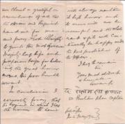 Autograph Letter Signed from Rustam Khan to Lieutenant-Colonel H. C. Tytler