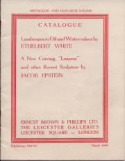 Catalogue. Landscapes in Oil and Water-colour by Ethelbert White.