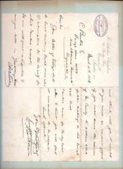 Autograph Letter Signed from George Candy QC 