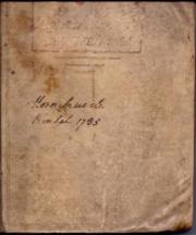 Manuscript volume of accounts of 'Hornchurch Rental 1732'