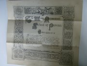 The War Memorial School of Pipers Certificate