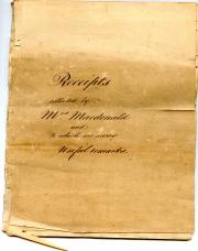 Manuscript book of 'Receipts collected by Mrs. Macdonald