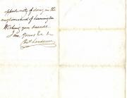 Autograph Letter Signed ('Chas Landseer')