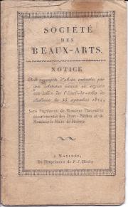 Catalogue. Société des Beaux-Arts, Malines 