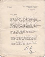 Two Typed Letters Signed from the Hollywood actress Bebe Daniels
