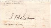 Signature of the satirist John Wolcot 