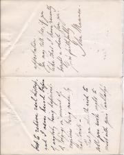 Autograph Letter Signed John Manners