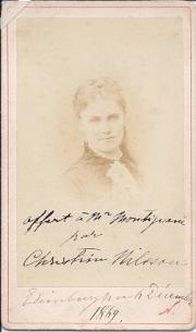 Photographic portrait by Nadar of the opera singer Christine Nilsson