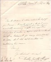 Autograph Letter Signed from 'Dudley Coutts Stuart' 