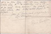 Autograph Letter Signed from Rosa Baughan, graphologist 