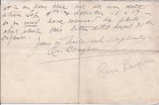 Autograph Letter Signed from Rosa Baughan, graphologist 