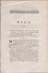 Denmark Slave Treaty. A Bill 