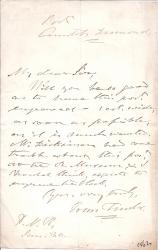 Autograph Note Signed, "John Timbs", antiquary