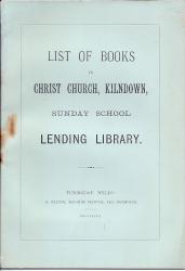 List of Books in Christ Church, Kilndown, Sunday School Lending Library.