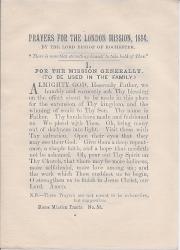 Prayers for the London Mission, 1884, Home Mission Tracts, no.53.