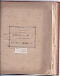 Catalogue of the Valuable Collection of Coins and Medals