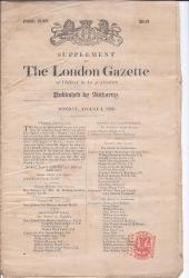 The London Gazette, 1856; the Crimean War; the Legion of Honour