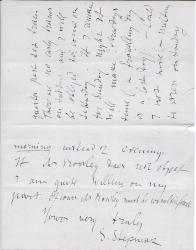 Autograph Letter Signed S. Stepniak 