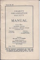 Printed pamphlet containing detailed lists of charity organisations