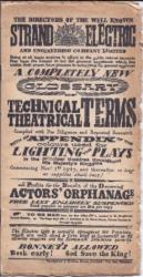 A Completely New Glossary of Technical Theatrical Terms 