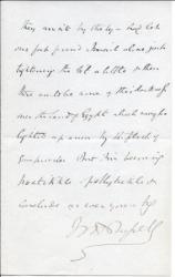 Autograph Letter Signed ('W H Russell') from the journalist W. H. Russell