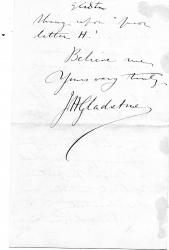 [Spelling Reform] Autograph Letter Signed J.H. Gladstone, chemist