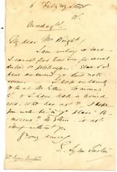 Autograph Note Signed "E. Lynn Linton", novelist