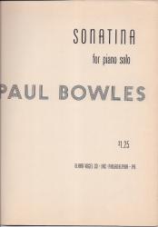 Sonatina. For piano solo. Paul Bowles.