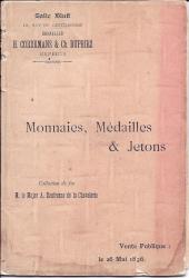 Catalogue des Monnaies, Médailles, Méreaux, etc. 