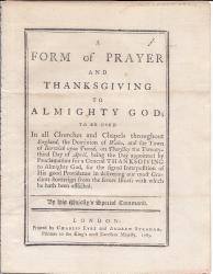 Pamphlet on King George III's illness