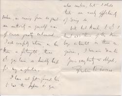 Autograph Letter Signed from Frederic William Farrar